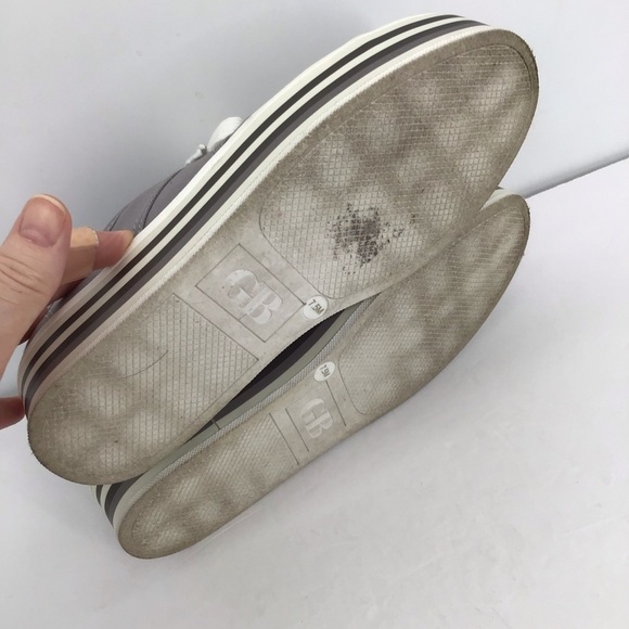 Gianni Bini Platform Style Lace-Up Sneakers Casual Career Gray Size 7.5 - Picture 9 of 9